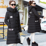 冬装2016新款大码中长款羽绒棉服女装学生韩版修身显瘦加厚外套潮