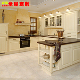 天津橱柜实木整体橱柜定做现代简约欧式厨房柜子定做全屋定制家具