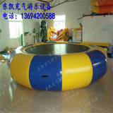 水上充气圆形蹦蹦床儿童大型移动浮垫床户外跳床戏水玩具游乐设备