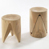 北欧创意原木凳木墩美式实木凳边几角几床边换鞋凳方凳茶几实木墩