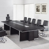 办公家具大气多人会议桌板式时尚钢架新颖现代简约定做组合办公桌