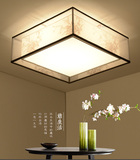 中国风新中式吸顶灯正方形现代客厅书房卧室餐厅茶室酒店圆形阳台