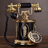 ANSEL欧式电话机新款 高档复古电话机仿古家用座机别墅创意电话机