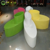 巧工坊 玻璃钢创意休闲座椅 商场休闲座椅 美陈休闲座椅厂家定制