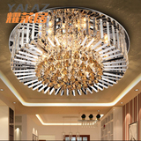圆形大气轻奢豪华LED吸顶灯现代客厅卧室灯具餐厅创意K9水晶灯饰