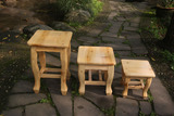 实木方凳香柏木小方凳子家用换鞋凳餐椅凳子儿童凳虎脚凳钓鱼凳