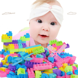 儿童大颗粒塑料拼插积木宝宝早教益智力拼搭男女孩玩具3-6周岁