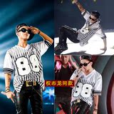 2016春夏GD潮牌 Bigbang演唱会权志龙同T恤88V领短袖男女 情侣款