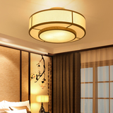 新中式卧室吸顶灯灯仿古圆形客厅灯古典酒店会所灯书房餐厅中式灯