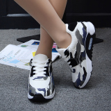 2016跑步学生鞋子韩版透气拼色休闲运动骚粉气垫阿甘女鞋旅游鞋
