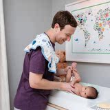 婴儿换尿布台(横式) 护理台 宝宝抚触按摩台 防水便携整理换衣台