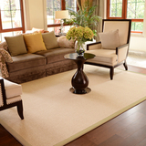 欧式简约客厅地毯沙发茶几地毯床边羊毛地毯定制纯色卧室满铺地毯