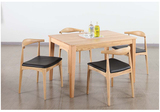 新品实木餐桌椅组合4人6人长方形家用吃饭桌子小户型简约现代上海