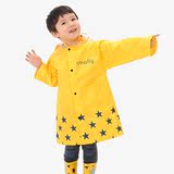 SEEU韩国正品儿童雨衣时尚男童女童小孩尼龙布无气味环保拉链雨衣