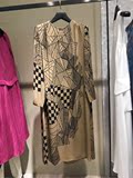 玛丝菲尔女装2016秋款新款正品代购长袖真丝连衣裙A11630816特价