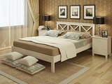 新款包邮欧式白色松木1.5米实木单人双人床1.8床架特价
