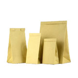 环保牛皮纸茶叶干果花茶包装袋简易通用包装袋牛皮纸铁丝自封袋