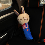 韩国外贸出口创意儿童汽车座椅安全带护肩套安抚娃娃抱枕宝宝布偶