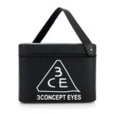 3ce专业定型大容量化妆包便携手提带镜子化妆箱内双层小号收纳包