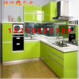 北京定做整体橱柜石英石不锈钢台面整体厨房烤漆厨柜定制免费测量
