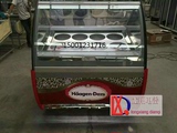豪华冰淇淋展示柜哈根达斯专用展示柜硬质冰淇淋柜手工冰淇淋展柜