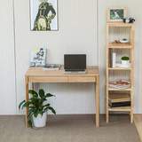 日式橡木书桌简约现代北欧宜家实木电脑桌办公书桌小户型书房家具