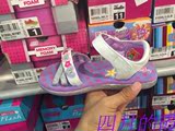 Skechers斯凯奇正品女童 魔术贴水钻露趾休闲凉鞋 10592 （特价）