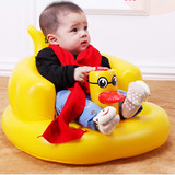 新款宝宝充气沙发婴儿加厚多功能学坐餐椅便携式安全靠背浴凳座椅