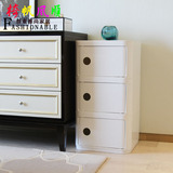方形塑料小床头柜 环保简约现代创意卧室储物柜 迷你省空间收纳柜