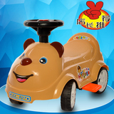 新款儿童扭扭车带音乐宝宝摇摆车溜溜车滑行车四轮车幼儿玩具单车