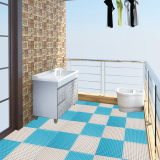 多色可拼接浴室防滑垫卫生间洗澡淋浴隔水脚垫阳台厨房塑料地垫子