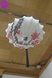 新中式吊灯手绘仿古典灯具茶楼客厅卧室餐厅布艺吊灯个性创意灯笼