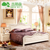 韩式床田园床公主床儿童床欧式双人床简约现代实木婚床1.8 1.5米