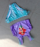 KC-YY-002 外贸出口美国迪士尼订单原单 女童儿童分体泳衣/游泳衣