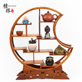 红木茶具茶壶博古架花梨木质展示架实木仿古中式多宝阁置物架摆件