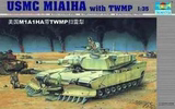 铸造世界 小号手模型 1/35 美国M1A1坦克带扫雷犁 00335