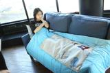 棉麻抱枕被子两用 汽车 韩式卡通儿童可爱空调被多功能车用靠垫被