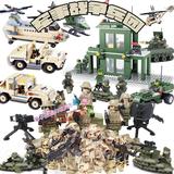 乐高SWAT人仔城市防爆警察特种部队人偶拼装军事模型积木玩具小人