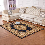 华德地毯客厅茶几地毯欧式家用长方形短毛加厚吸尘大地毯