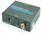 数字光纤音频线转3.5mm转换器 同轴输出转模拟音频 送光钎SPDIF线