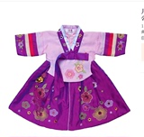 儿童表演服女童民族朝鲜族服装少儿舞台服演出服女童韩服舞蹈服