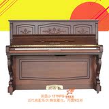 韩国二手钢琴英昌U121NFG原装进口钢琴练习考级实木钢琴白色钢琴