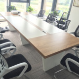 办公家具小型会议桌简约现代板式办公长条钢架培训洽谈可拼接特价