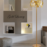 弗洛拉 后现代创意客厅灯具奢华美式简约设计师别墅样板房落地灯