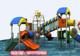 大型户外游乐设备玩具儿童组合滑梯游泳池馆水上喷水泉滑梯乐园