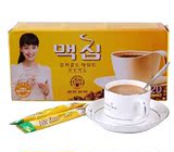 韩国进口Maxim东西麦可馨麦馨摩卡咖啡盒装240g20条黄色零食伴侣