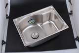 2016厨房不锈钢单槽一体成型加厚洗碗水池规格带配件1个水槽套餐
