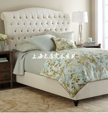 简约时尚软包布艺床公主婚床现代卧室大床1.5m1.8米双人床可定制