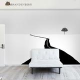 现代抽象立体客厅电视沙发卧室背景墙无缝无纺布壁画墙纸壁纸