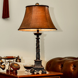 美式复古欧式高贵奢华创意仿古卧室床头书房客厅大号装饰台灯9